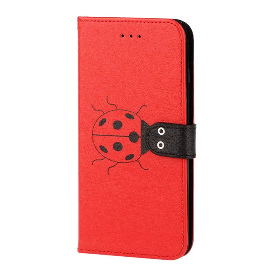 Чехол книжка из искусственной кожи с шелковым узором для Xiaomi Redmi Note 8 7 6 Pro телефона