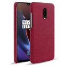 Задняя крышка Oneplus 6 6 T чехол тонкая мягкая на ощупь ткань + жесткий чехол из поликарбоната для One Plus 1 + 6 6 T чехол Coque Funda бампер Capa Shel