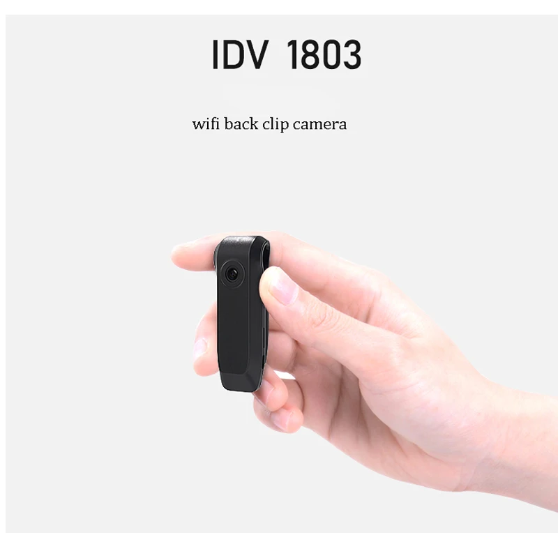 Мини wi fi камера с клипсой дизайн задняя автоматическая запись управление одной