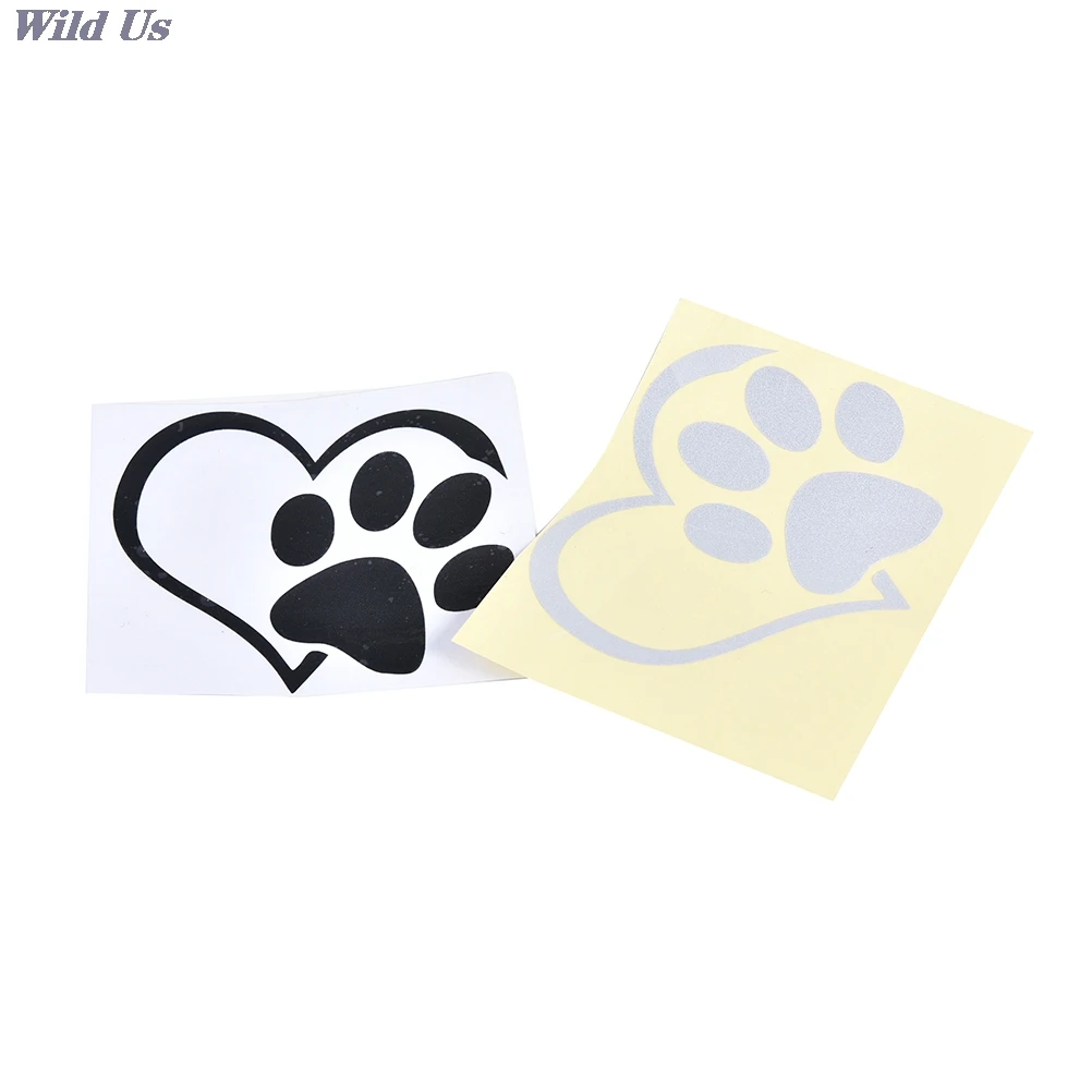 Наклейка на автомобиль грузовик бампер с окошком встроенное сердце кошка собака