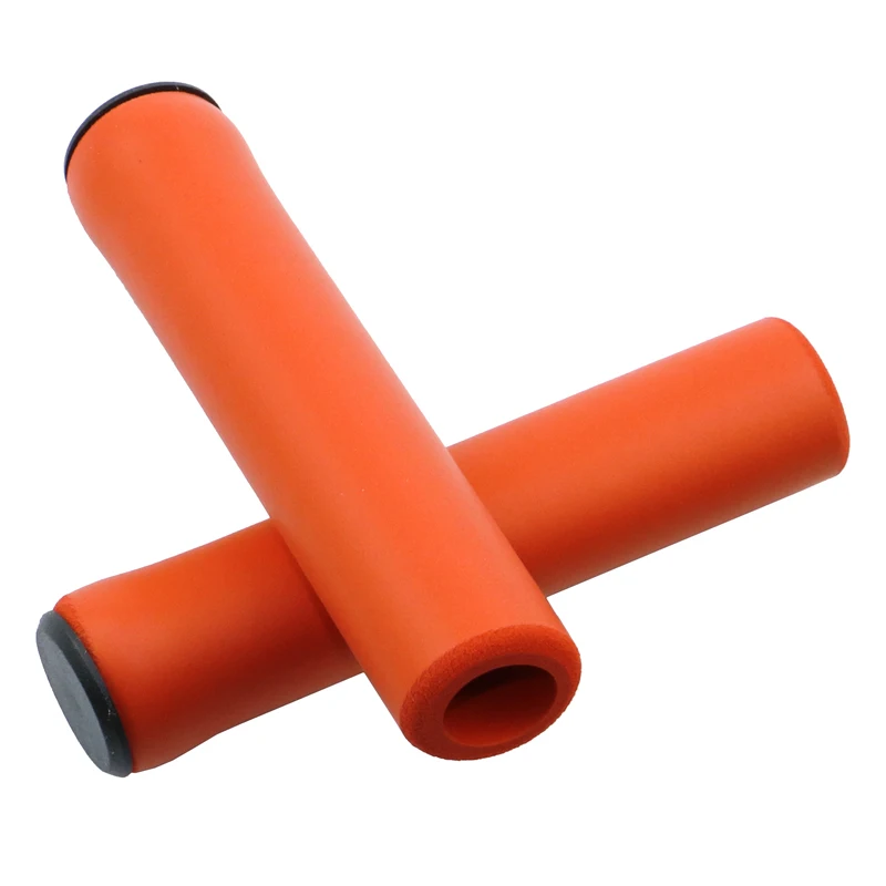 Грипсы XOSS силиконовые зажимы для велосипеда MTB Bicicleta чехол на руль - Цвет: orange
