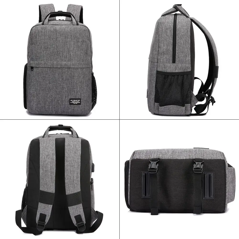 dslr camera backpack waterproof photographer camera bag with side access and tripod holder lens mirrorless camera bag free global shipping