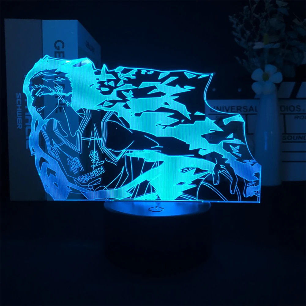 

Acrylic 3d anime lamp anime nightlights lamp figurine lighting for bedroom cartoon comics light home decor lamp Christmas gift