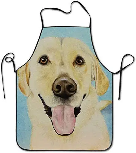 

Новинка, желтый лабрадор, собака, животные, живопись, унисекс, кухонный фартук шеф-повара, фартук для готовки, выпечки, ремесла, садоводства и...