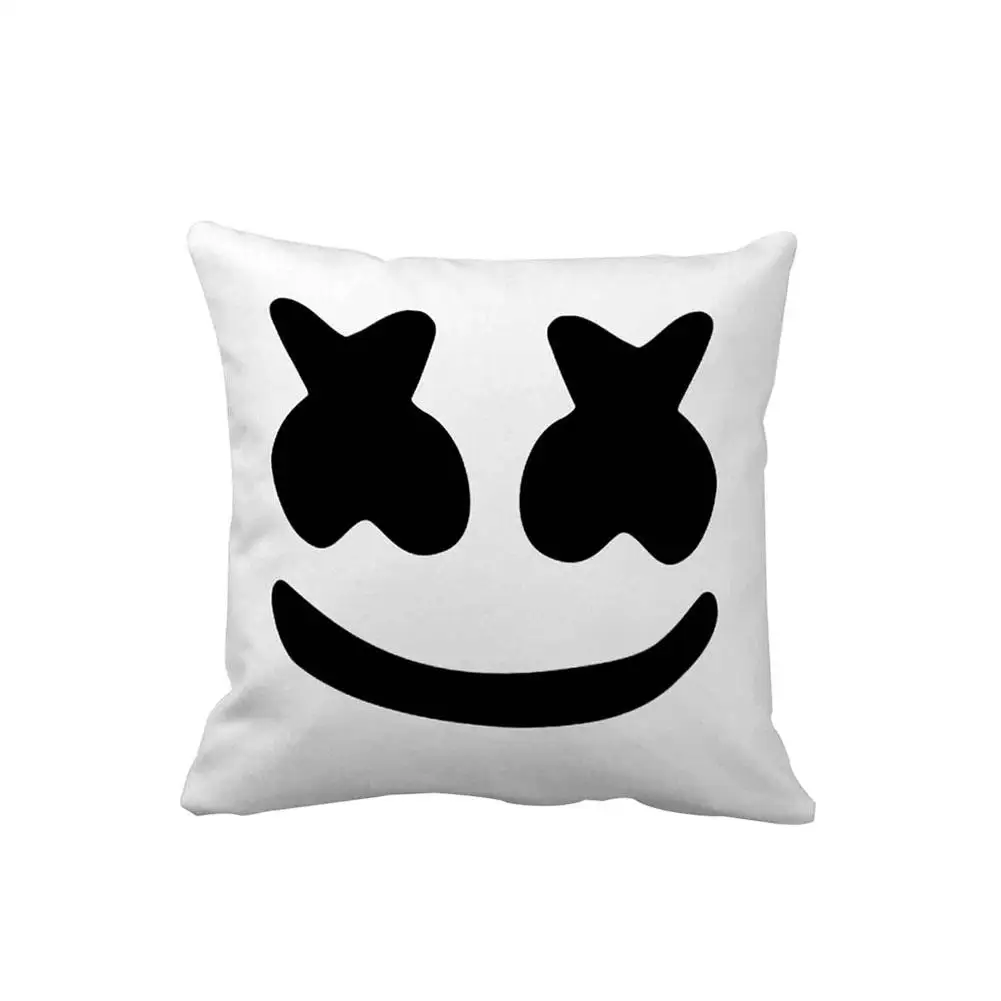 45*45 см короткая плюшевая наволочка Смайлик Подушка Наволочка квадратная