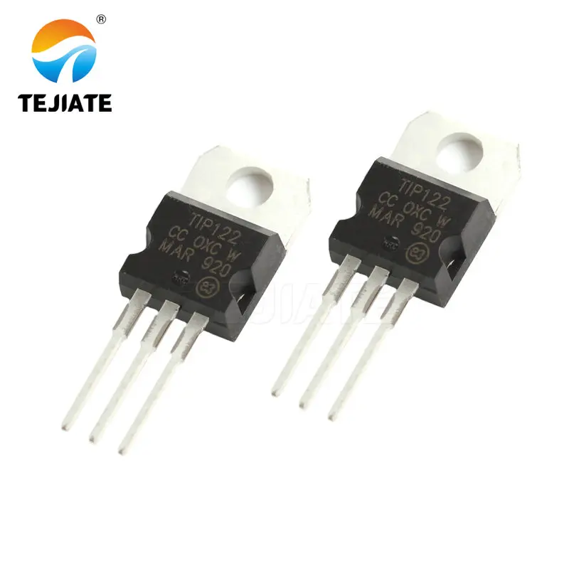 10 шт транзисторы TIP122 TO-220 5A 100V NPN | Электронные компоненты и принадлежности