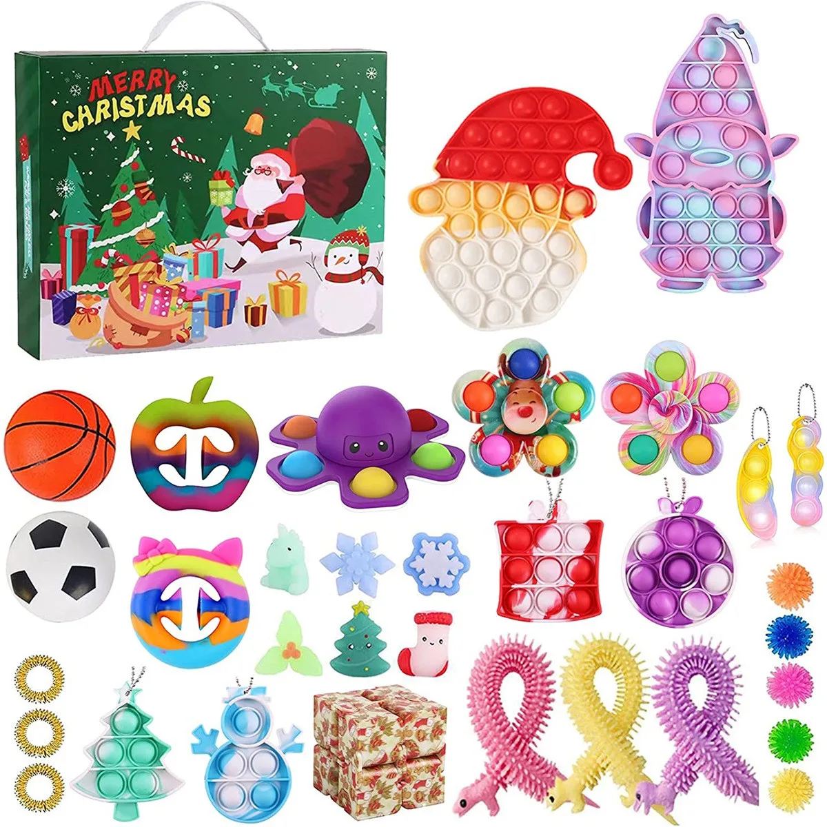 

Детская игрушка-антистресс с календарём, 24 дня