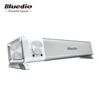 bluedio ls computer speaker pc soundbar wired speaker usb power column bluetooth compatible with microphone