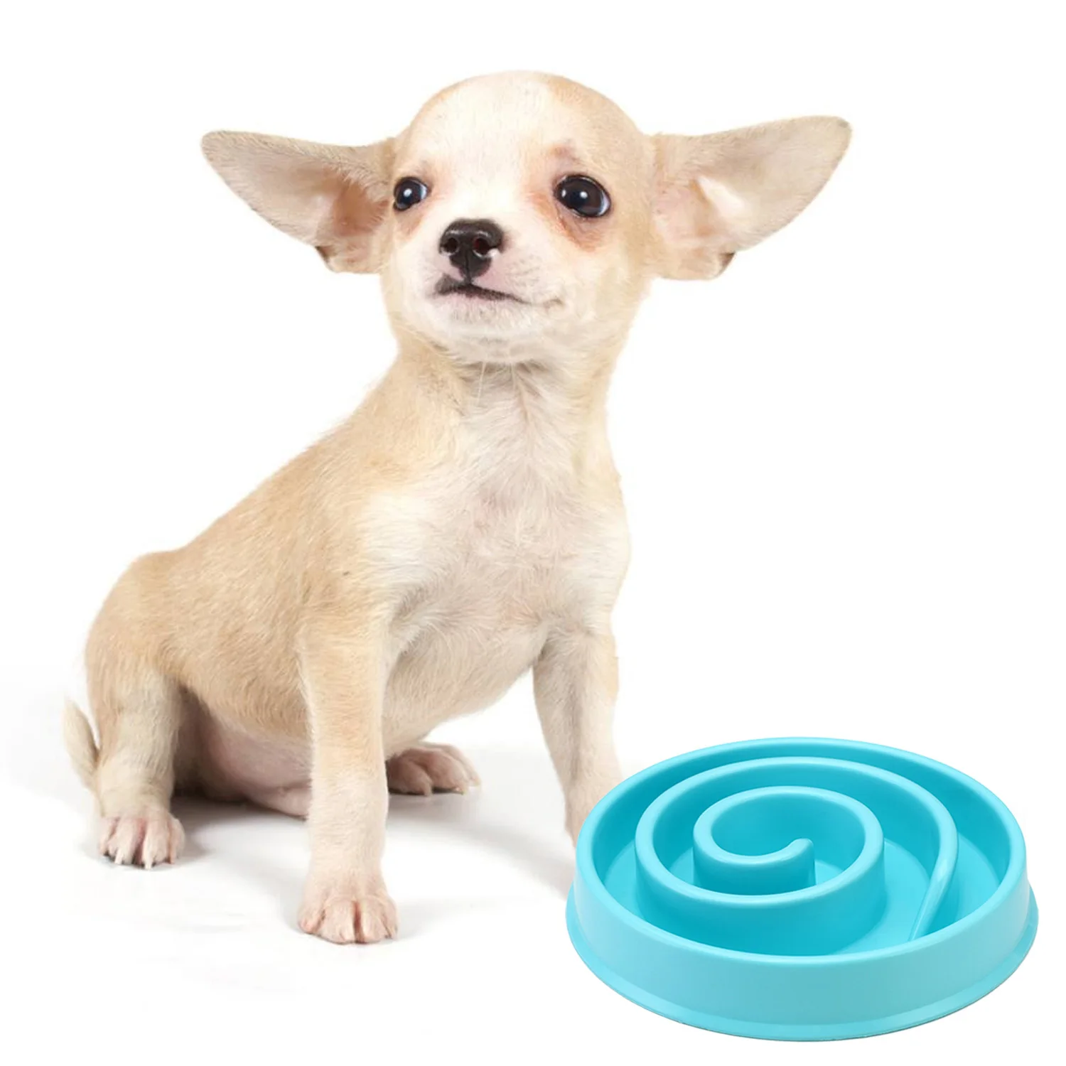 Behogar антидроссель Для Кормления Собаки Миски еда медленная подача блюдо с