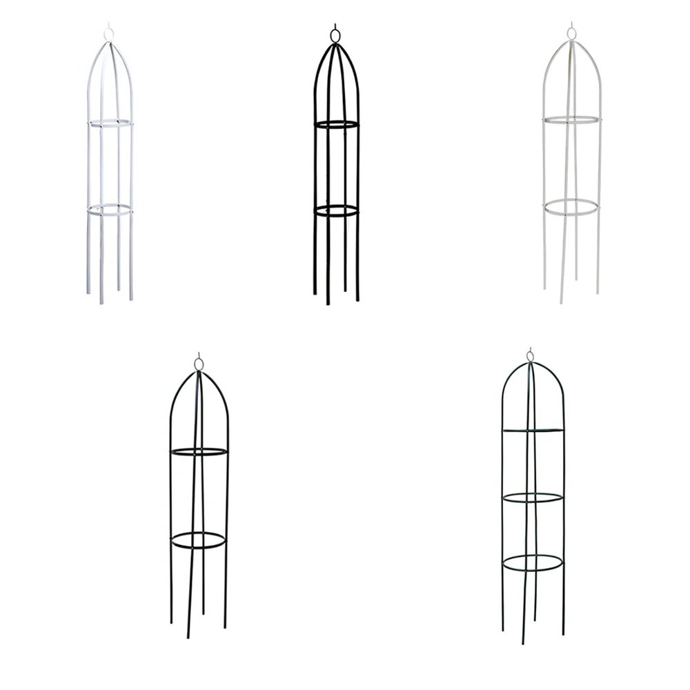 

2020 Wrought Iron Flower Stand Garden Plant Flower Vine Rack Climbing Planter Trellis Support Metal Flower Plant Display Bracket