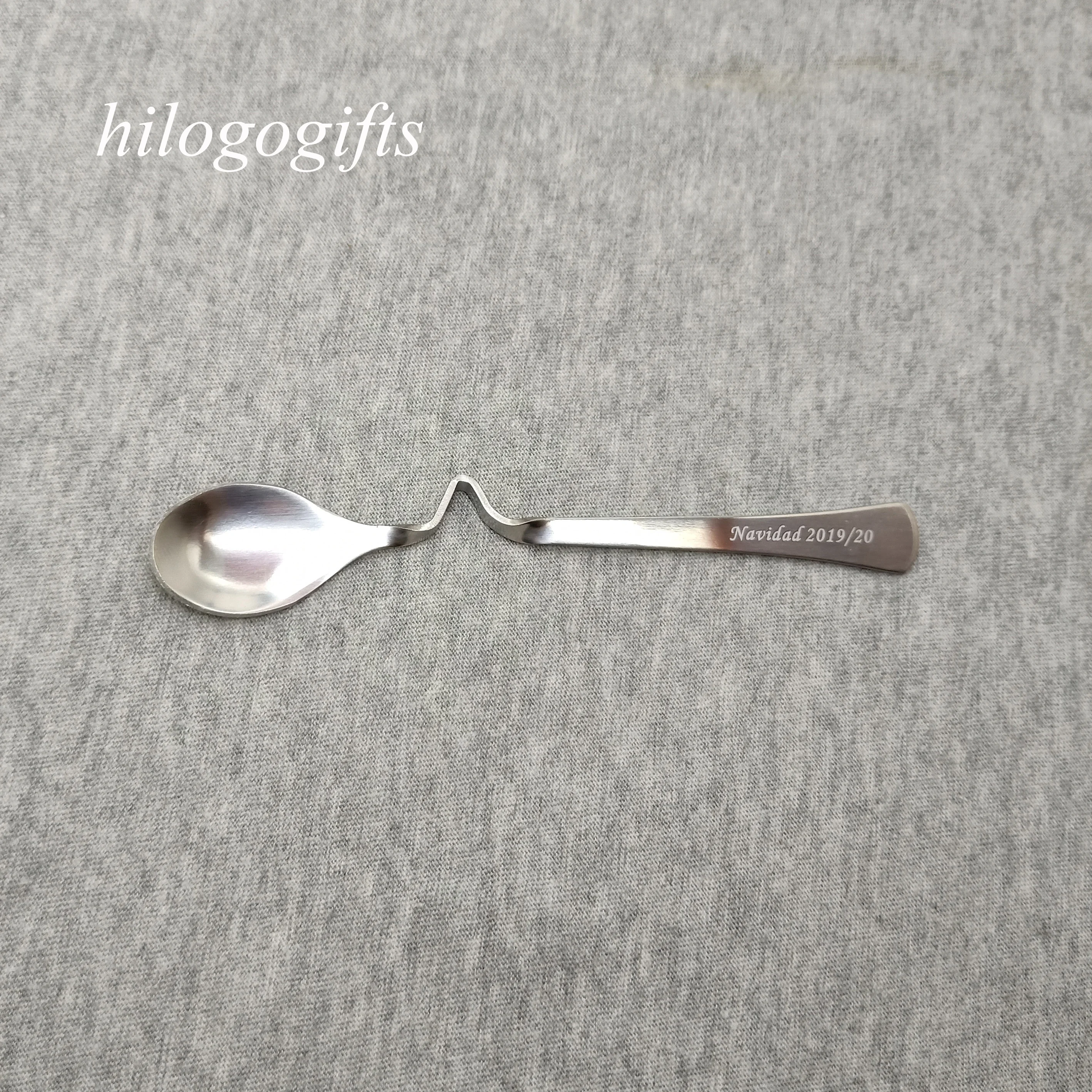 100sets wedding souvenirs personalized table spoons stainless steel bar cafe spoon tool customized free with your text | Дом и сад