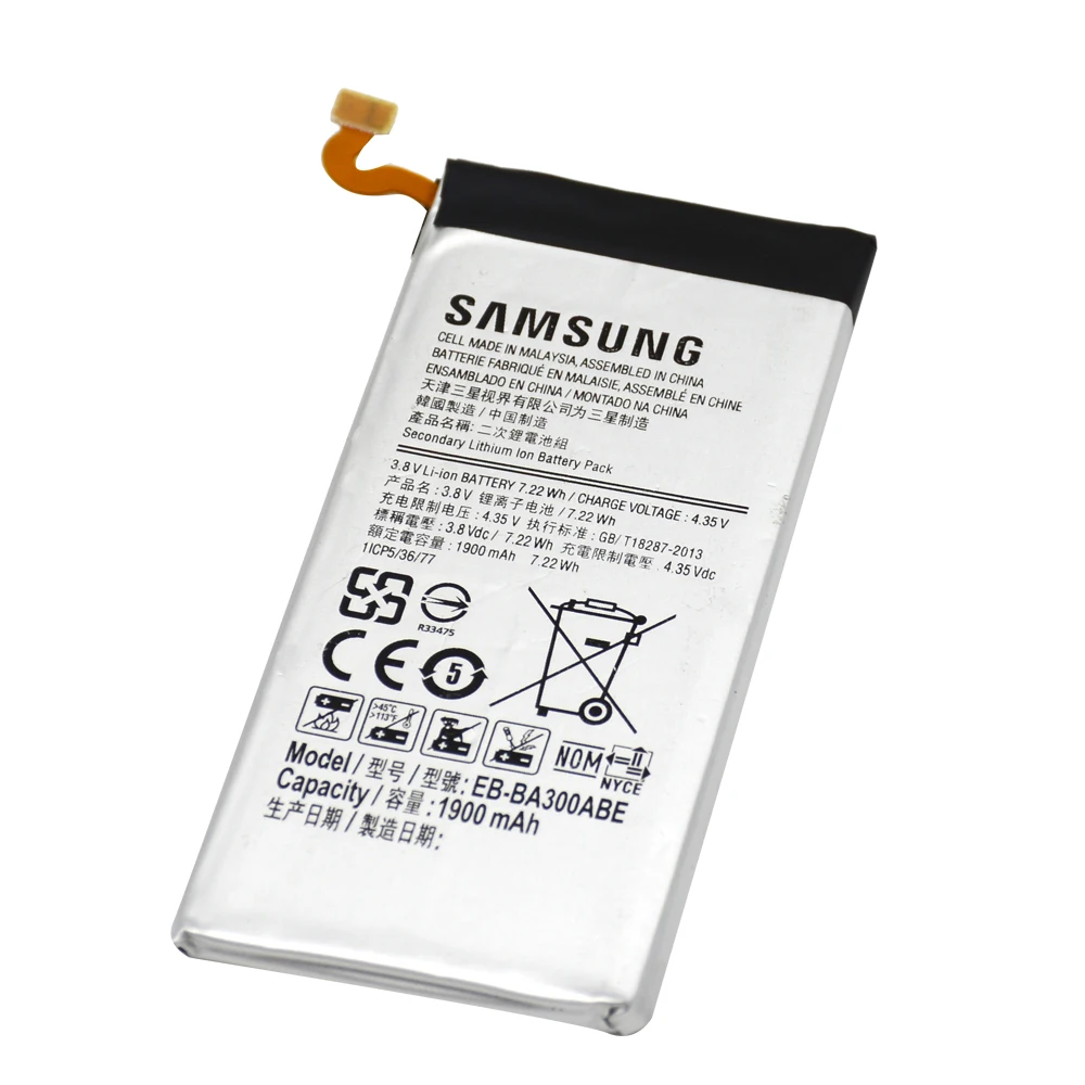 

5pcs/lot Original Samsung A3 Battery EB-BA300ABE 1900mAh For Samsung Galaxy A3 A300 SM-A300F SM-A300FU Battery +Free Tools