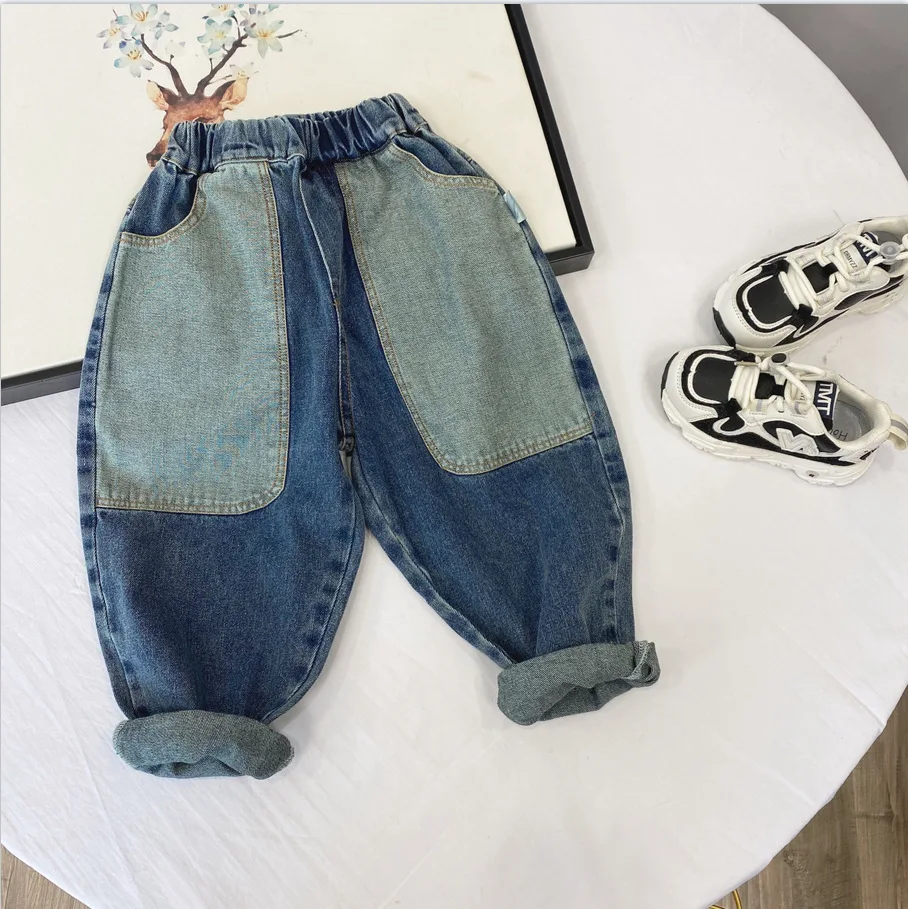 

Jean Spring Summer Thin Casual Pants Boys Kids Trousers Children Clothing Teenagers Formal Outdoor High Quality