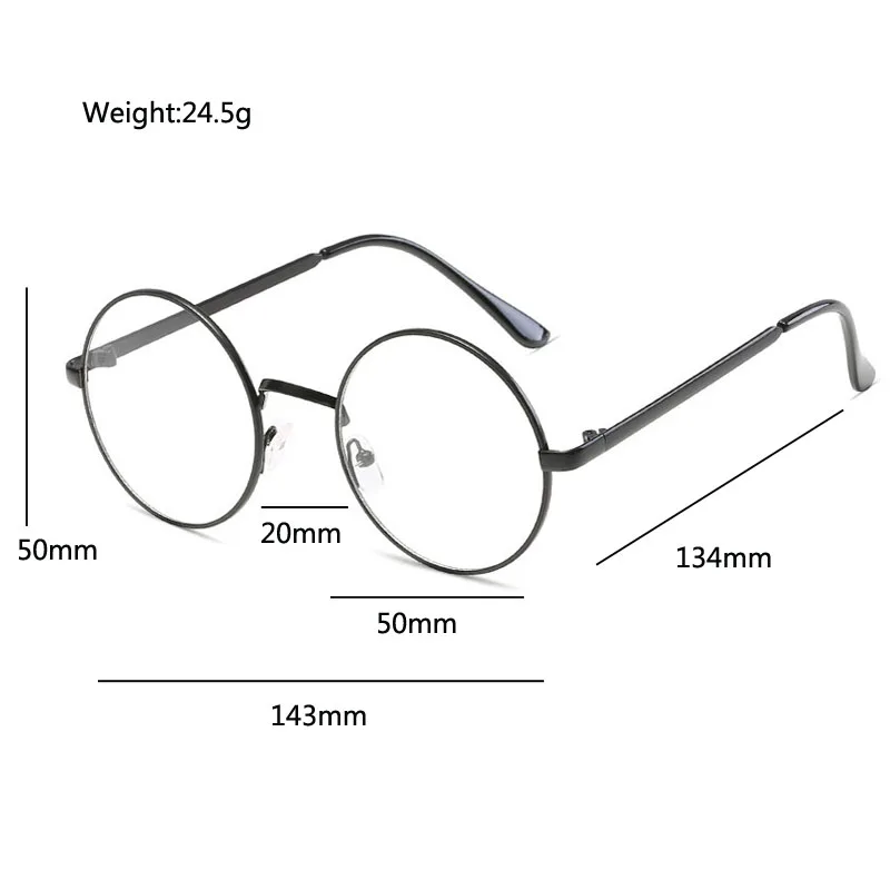 Винтажные Круглые Искусственные очки женские прозрачные линзы оптические