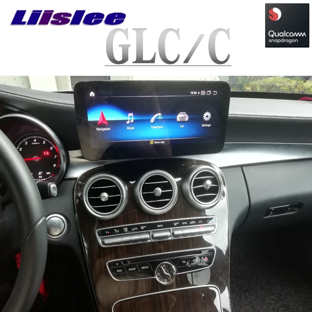 Автомобильный мультимедийный плеер NAVI беспроводной CarPlay для Mercedes Benz C GLC W205 2014 2015