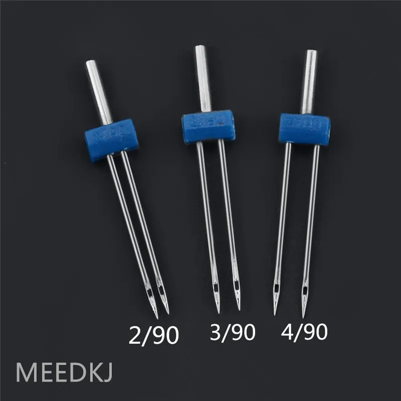 

3pcs 2mm 3mm 4mm stretch Double Twin Needle Pins Sewing machine Needlework too