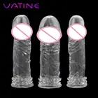 Многоразовые силиконовые презервативы, секс-игрушки для мужчин, мужской пенис, насадка на пенис, удлинитель пениса, увеличитель мужского пениса, интимные изделия для взрослых