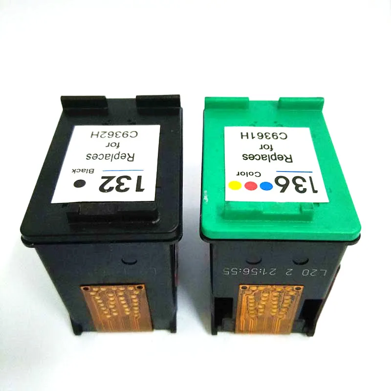 Vilaxh для HP 132 совместимый картридж с чернилами Замена 136 Photosmart 2573 C3183 1513 Officejet 6213 D4163