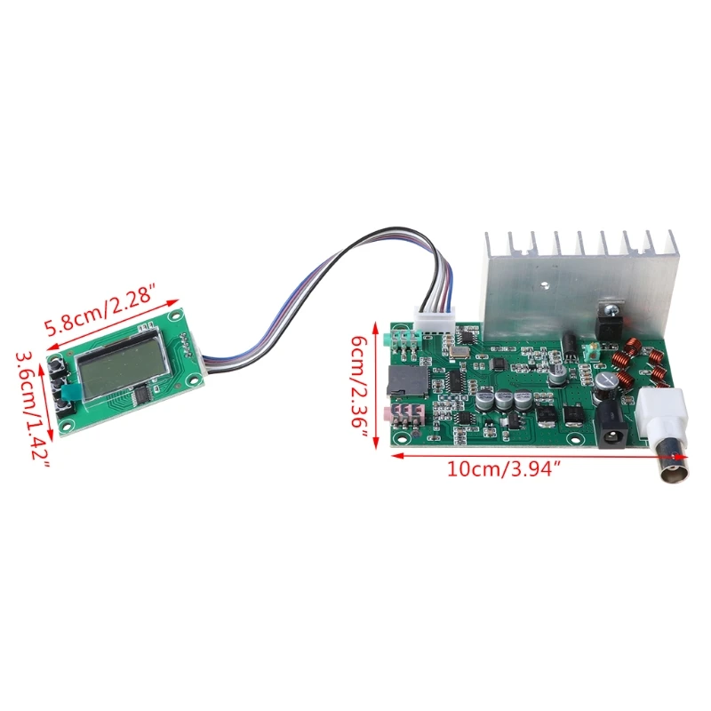 

0.5W-7W Power Adjustable FM Transmitter Active Antenna Receiving Device with LCD Display Screen Diy Kits