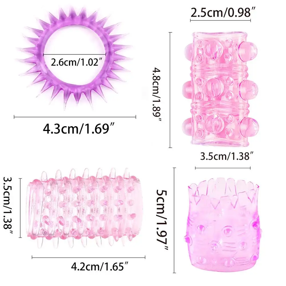 6 шт дилдо кольцо расширения упражнения время задержки стимулятор увеличитель