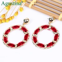 agustina drop earrings fashion jewelry circle earrings for women luxury kpop earrings boho stainless steel earings earring gold