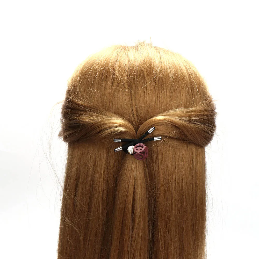 6 шт./компл. модная разноцветная эластичная повязка для волос Красивая резинка