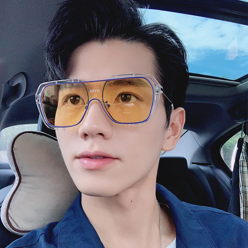 Солнцезащитные очки унисекс Универсальные солнцезащитные с большой оправой для