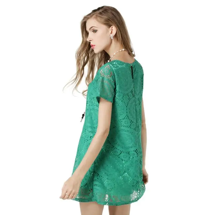 Летнее женское платье большого размера в европейском и американском стиле