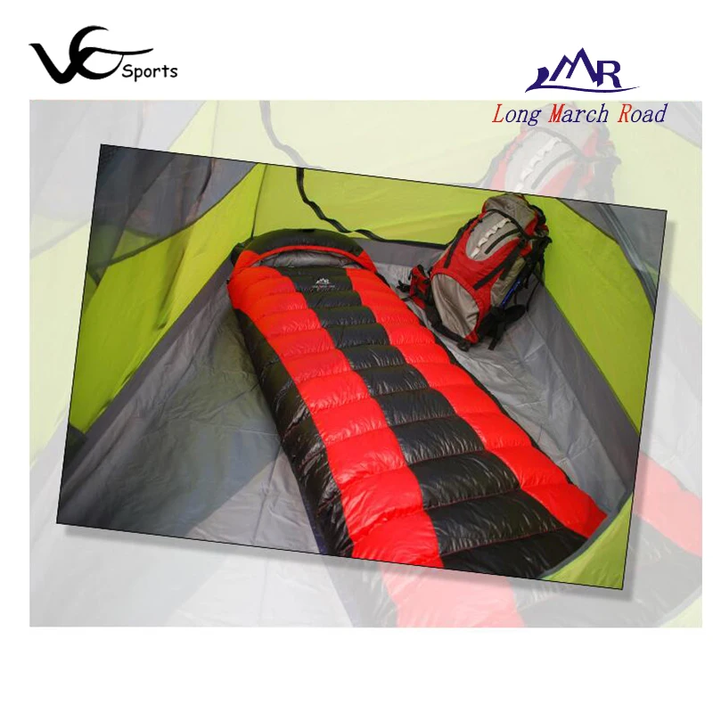 Сверхлегкий пуховой спальный мешок LMR зимние водонепроницаемые мешки для сна 0