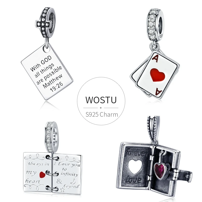 Бусины для браслета WOSTU из серебра 100% пробы 925 | Украшения и аксессуары