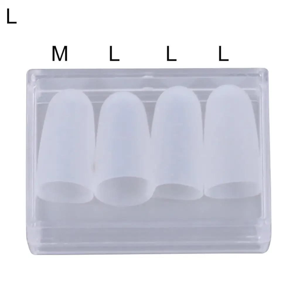 

4Pcs Ultra-thin Left Hand Guitar Fingertip Protector Silicone Finger Guard Cover