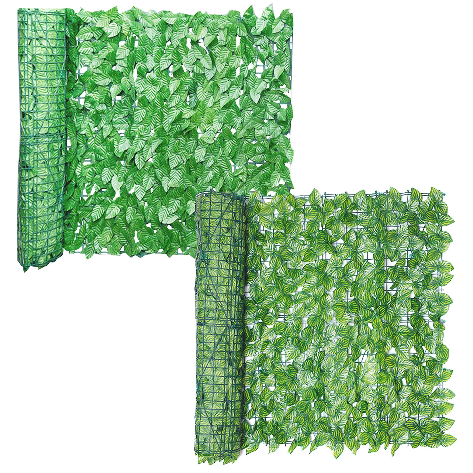 

Artificial Leaf Screening Roll UV Fade Protected Privacy Hedging Wall Landscaping Garden Fence Balcony Screen