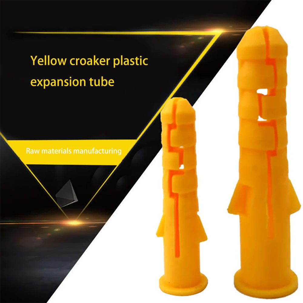 300 шт. Пластик Расширительная трубка трубы саморез анкеры стены сверлильный