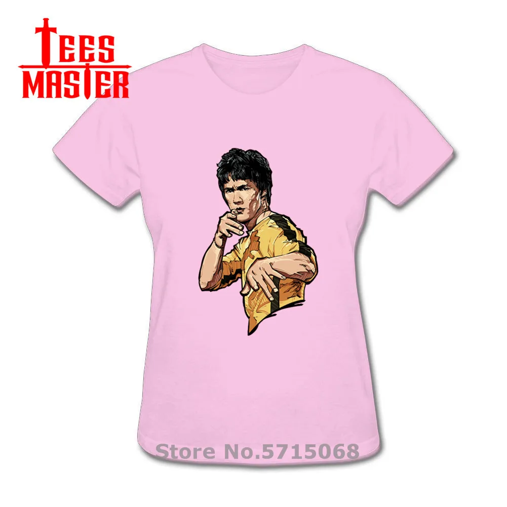 2020 новинка моды летнего сезона Брюс Ли Футболка с принтом героями мультфильмов в