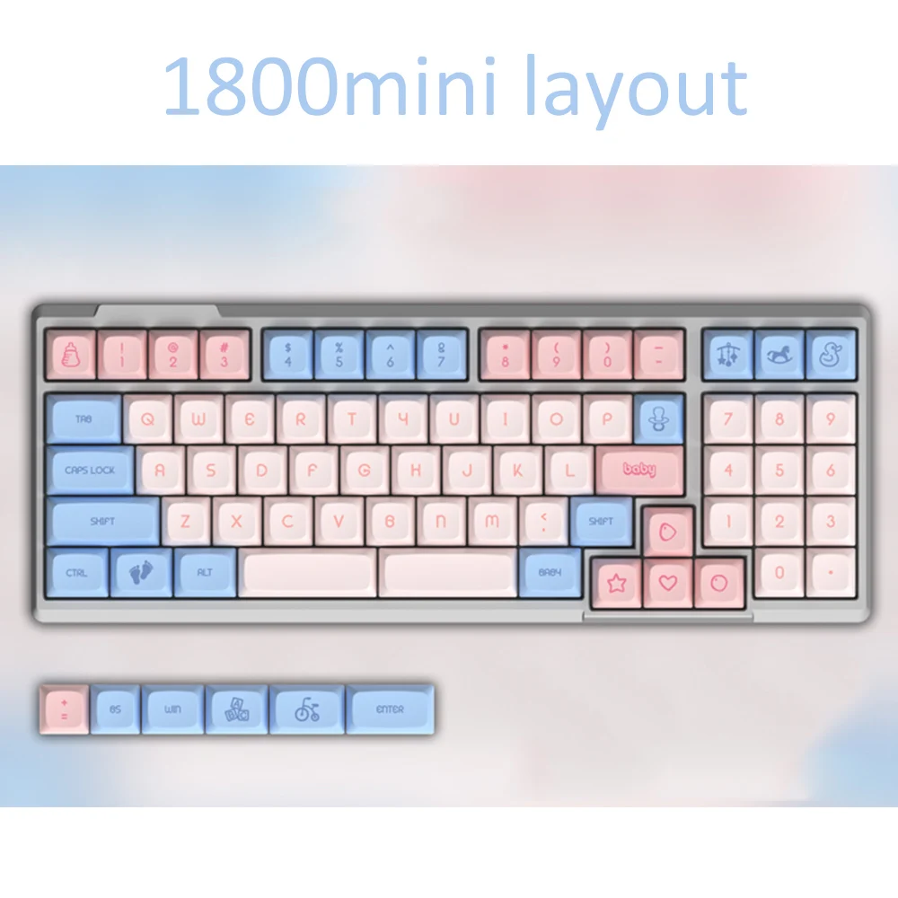 Клавиатура XDA для игр механическая с функцией сублимации PBT цвет в ассортименте |