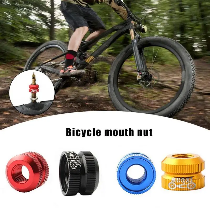 

1Pc Mountain Road Dead Fly Bicycle Method Mouth Nut Nut Tube Valve Inner Tubeless Tire Inner Nut Valve Tire Bike Vacuum O0G9