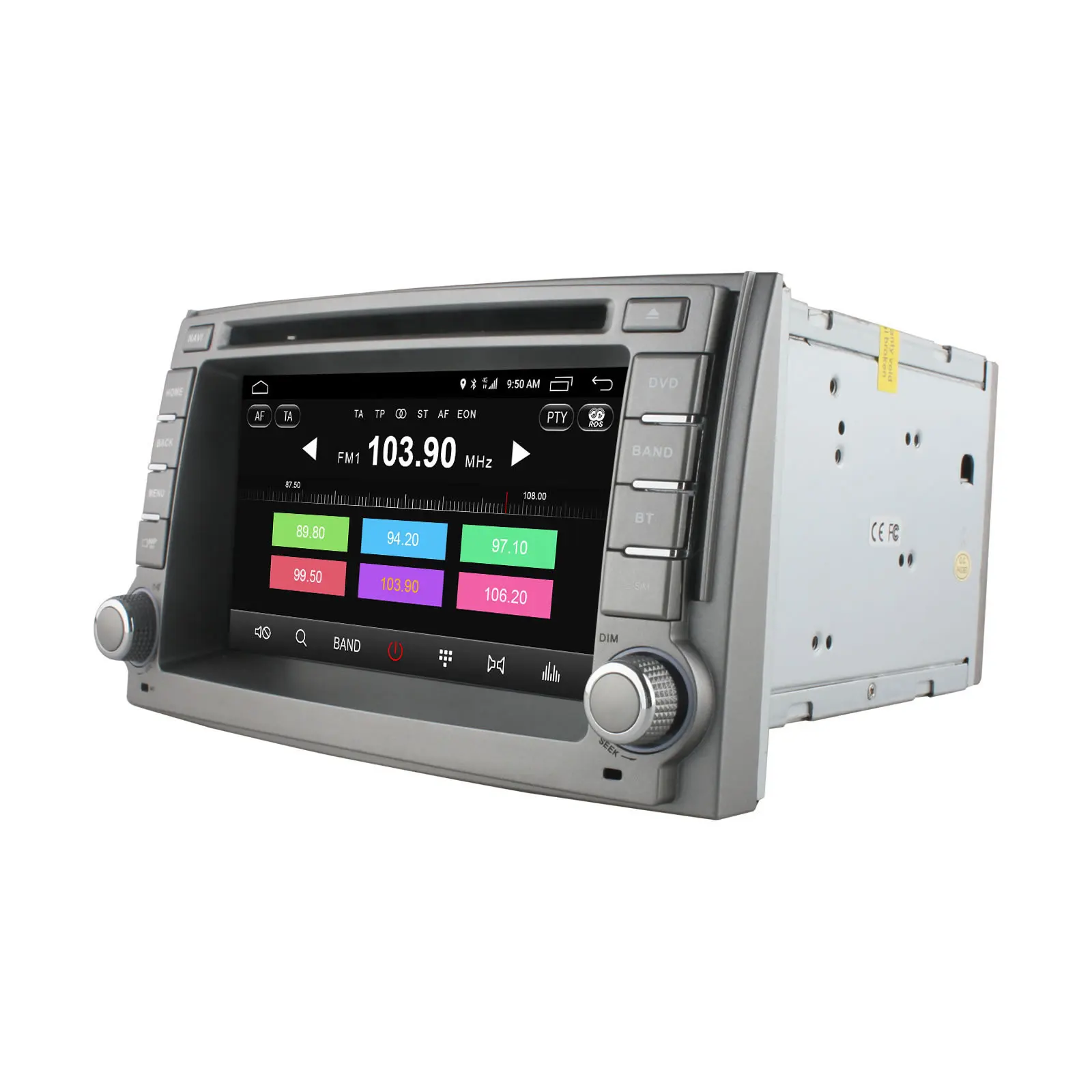 4G SIM LTE Android 6 0 Восьмиядерный для HYUNDAI H1 Grand Starex 2007 автомобильный DVD плеер GPS Радио 2 Гб