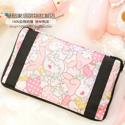 Мультфильм женщин hello kitty My Melody Марка oroll собака Марка pom-Pom Purin портативная складная сумка для багажа дорожные сумки Сумка-тележка - Цвет: 1