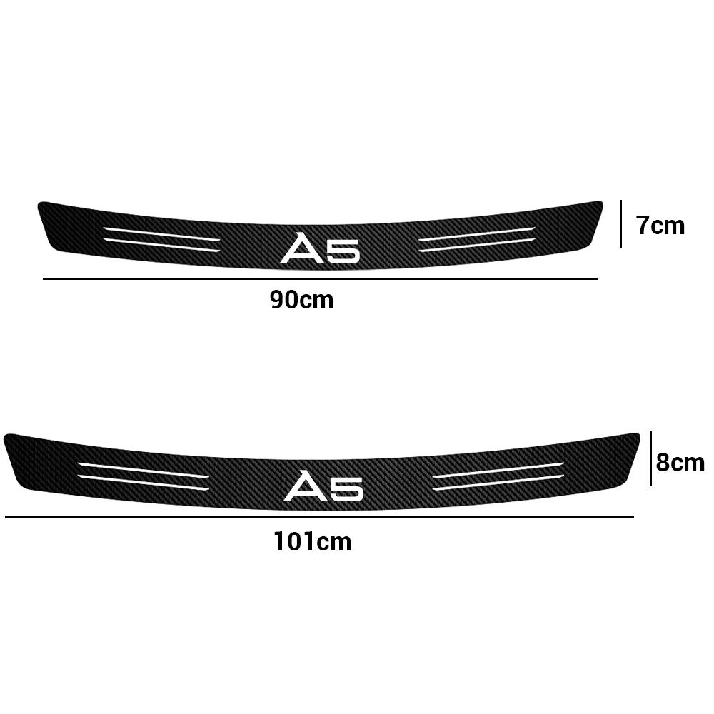 Наклейка на задний бампер Audi Sline A1 A2 A3 A4 A5 A6 A7 A8 Q1 Q2 Q3 Q4 TT RS4 |