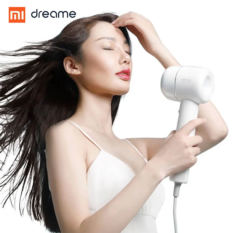 Xiaomi Dreame фен 110000 об/мин интеллигентая(ый) Контроль температуры отрицательных ионов мужского и женского пола бытовой двойного Мощность