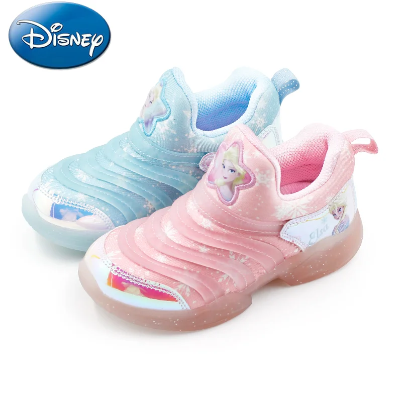

Disney Frozen Girls caterpillar shoes children's shoes autumn and winter breathable shoes Elsa Princess casual sneakersTF208006