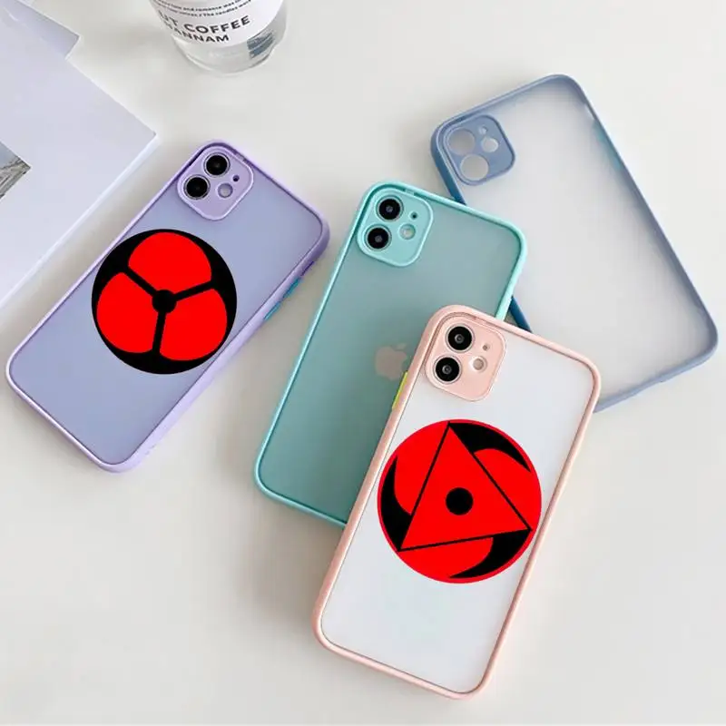 Чехол Ninja ниндзютсу Шаринган для телефона IPhone 12 11 Pro Max XR XS X SE2 6s 7 8 Plus Жесткий