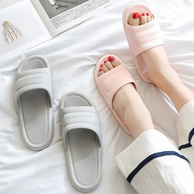 Домашние сандалии и шлепанцы для ванной Нескользящая обувь на толстой подошве