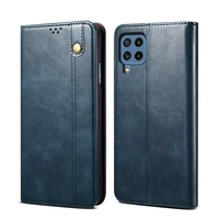 for samsung galaxy m22 2021 luxury case texture magnetic wallet coque samsung m22 case leather book capa galaxy m 22 phone cover