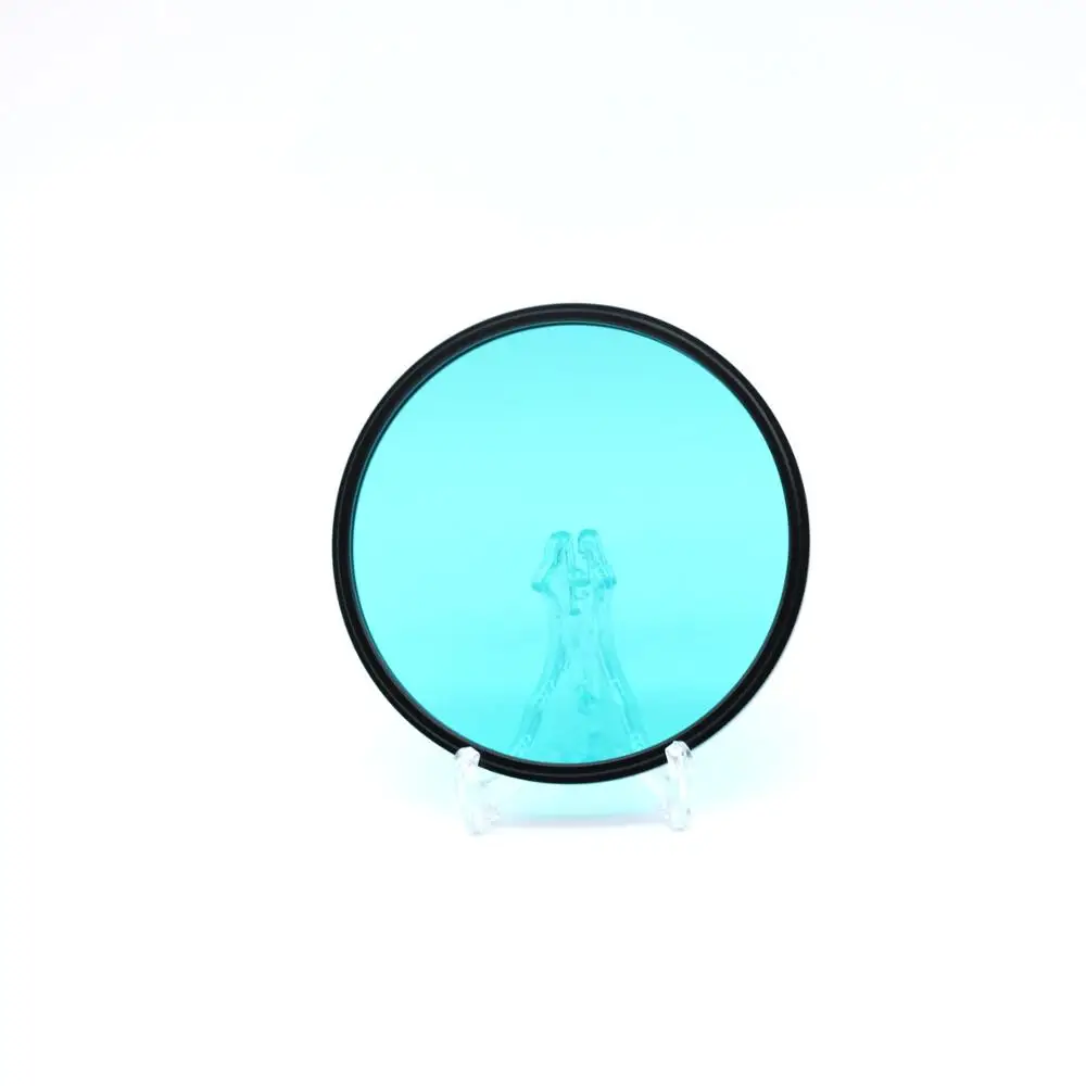 QB26 Размер округлый 77 мм Диаметр Синий фильтр с металлическим кольцом цветной для