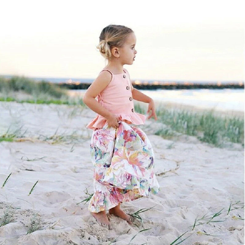 _ 2019 брендовая одежда для маленьких девочек летняя модная повязка принцессы топы