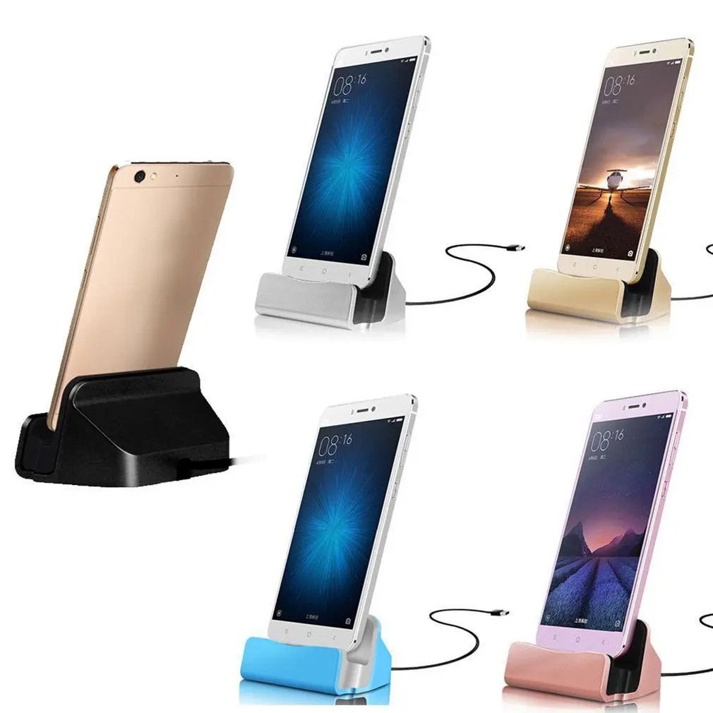 USB Cable Sync Cradle Charger Base Charging Dock Station For Android For Type-C Stand Holder Charging Base Dock Station