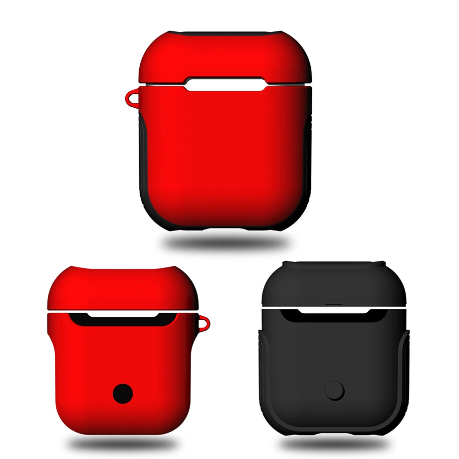 Чехол для наушников, чехол для Apple Air pods, кожаный чехол, зарядное устройство, настоящие беспроводные наушники Bluetooth, аксессуары