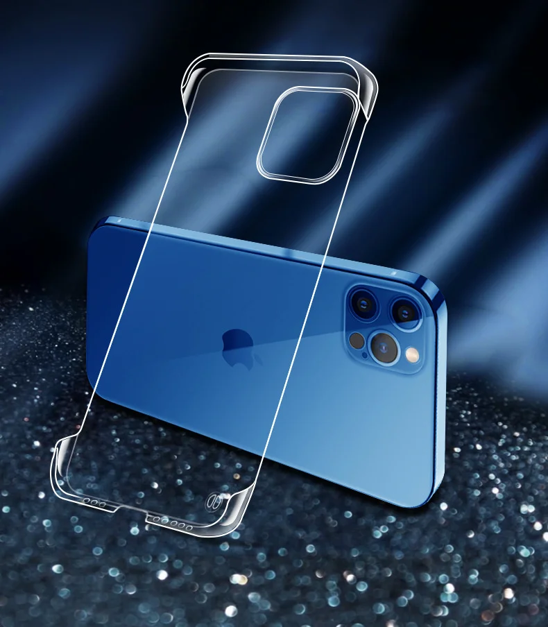 

Suitable for Apple 11 mobile phone case for iphone11promax frameless protective cover 11pro transparent hard case simple Sale