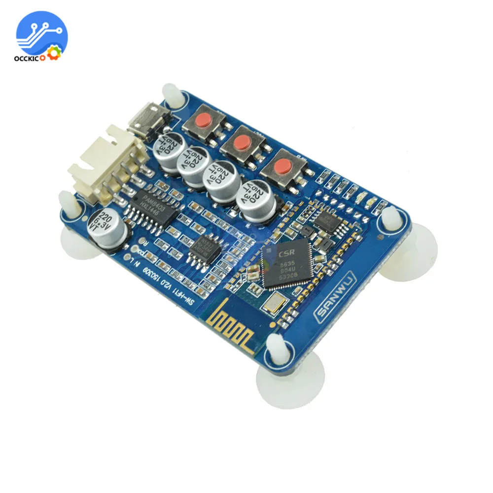 Плата усилителя модуль Bluetooth плеера динамик 4 0 HF11 плата цифрового аудиоприемника